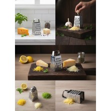 Sharvox Mini Metal Rende | Mıknatıssız, Dayanıklı ve Pratik Mutfak Rende