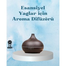 Elektronikçim Sessiz Çalışan Aromaterapi Difüzörü – 4 Zaman Ayarlı 7 Renkli Işık Seçen - TK0021-5C8IQ