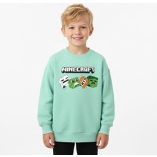 Seabubbles Minecraft Çocuk Sweatshirt