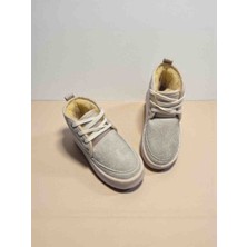 Moda Fiesta Kadın Kışlık Süet Kürklü Bot – Kalın Taban