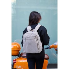 Sanmorris Unisex Suya Dayanıklı Krinkıl Kumaş Çok Gözlü  Laptop Okul ve Sırt Çantası SRGN59