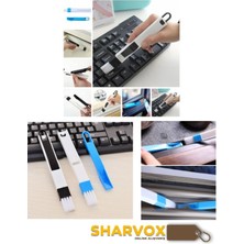 Sharvox 2 Adet Mini Detay Temizlik Fırçası Kürekli – Dar Alan Temizliği Için