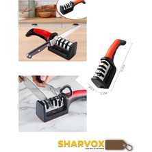 Sharvox Kaymaz Tabanlı 4 Aşamalı Bıçak & Makas Bileme Aleti