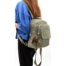 571 Collections Çanta Unisex Su Geçirmez Çok Gözlü Vizon Renk Çapraz Askılı Göğüs ve Sırt Çantası