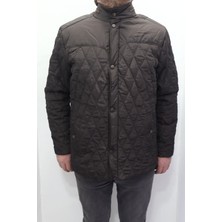 Marco Muratti Fistan Store Erkek Kapitone Hakim Yaka Spor Kesim Rahat Kalıp Fermuar ve Çıtçıtlı Kışlık Mont