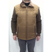 Marco Muratti Fistan Store Erkek Hakim Yaka Spor Kesim Normal Kalıp Kolları Çelik Örgü Yakası Kürklü Kışlık Mont