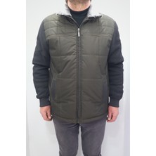 Marco Muratti Fistan Store Erkek Hakim Yaka Spor Kesim Normal Kalıp Kolları Çelik Örgü Yakası Kürklü Kışlık Mont