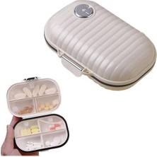 Nirnisa Haftalık Ilaç Kutusu Büyük Taşınabilir Kapaklı 7 Gün Bölmeli Cep Çanta Hap Takı Düzenleyici Saklama