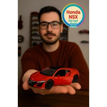 Toyfest Uzak Doğu Serisi Honda Nsx Kırmızı Açılır Kapılar Diecast Metal Model Araba 11 cm 1:32