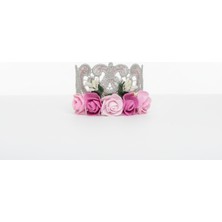 Silver El Yapımı Dantel Doğumgünü Bebek&Çocuk Tacı