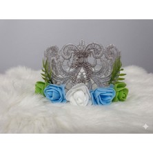 Moon El Yapımı Dantel Doğumgünü Bebek&Çocuk Tacı