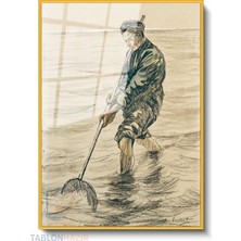 Tablonhazır Dikey Çerçeveli Cam Vangogh 66 Modern Ev Dekoru Duvar Sanatı Ev Ofis Tablosu