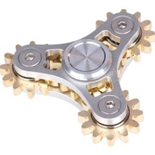 Edc Fidget 4 Dişli Senkron Pirinç Metal Premium Yeni Nesil Stres Çarkı