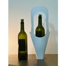 Orbak Kağıtçılık Buket ve Saksı Çiçek Taşıma Için Beyaz Lüks Kağıt Çanta | 50 Adet