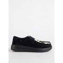 Hey Dude 41865-0C4 Siyah - Beyaz Kadın   Loafer