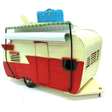 Costurera Metal Karavan Tenteli Biblo Dekoratif Hediyelik