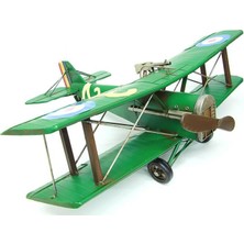 Costurera Metal Uçak Çift Kanatlı Biblo Dekoratif Hediyelik