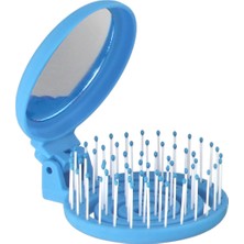 Proco Beauty Makaron Saç Fırçası-Üç Boyutlu 3D Esnek Aynalı Çanta Boy Saç Fırçası-Compact Detangler
