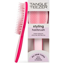 Tangle Teezer The Ultimate Styler  Bright Pink Tüm Saç Tipleri için Kuru Şekillendirme ve Hacim Etkili Tarak