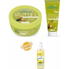 Cire Aseptine Zeytinyağlı Vazelin Kavanoz 150 ml+Zeytinyağlı Tüp 75 ml+Limon Kolonyası 100 ml Sprey Hediyeli