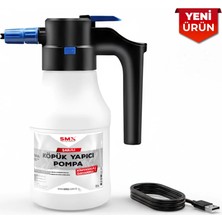 Smx Şarjlı Köpük Yapıcı Kimyasal Dayanımlı Basınçlı Pompa 1.5 Litre + Type-C Şarj Kablosu