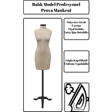 Manken İstanbul 38 Beden Döküm Ayak Fransız Profesyonel Prova Mankeni Terzi Mankeni