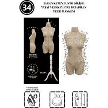 Manken İstanbul Özel Punto Kumaş - 34 Beden Pantolon Giyebilen İğne Batabilen Terzi Mankeni