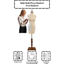 Manken İstanbul Balık Model Terzi Mankeni Prova Mankeni (Sadece Yatay İğne Batabilir) Kym