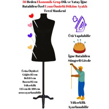 Manken İstanbul Süngerli Uzun Ömürlü Döküm Ayaklı Terzi Mankeni 36-38-42-44-44-46 Beden Seçenekleri