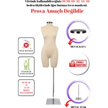 Manken İstanbul Pantolon Giyebilen İğne Batmaz Vitrin Amaçlı Terzi Mankeni Prova Mankeni (36-38-40-42-44-46 Beden)