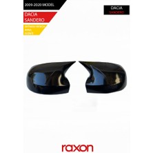 Raxon Dacıa Sandero 2009-2020 Batman & Yarasa Ayna Kapağı – Parlak Piano Black Sport