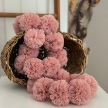 Miniden Pudra  Sıralı Ponpon Mini Ponpon