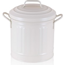 The Mia Tezgah Üstü Çöp Kovası 4 Lt Krem