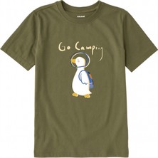 Colermi Pamuk Kumaş Çocuk Tişörtü – Kampçı Ördek Baskılı T-Shirt