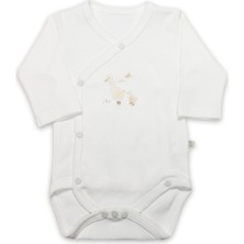 Bistyle Kruvaze  Body Uzun Kol Welcome Baby Duck 17108 Sarı