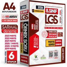 Karakutu Yayınları 2026 8.Sınıf LGS Mayıs Ayı MEB Örnek Soru Tıpkı Basım 6lı Sarmal Deneme Paketi Dijital Çözümlü
