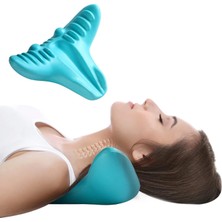 Just Cheap Store Boyun ve Omuz Gevşetici, Servikal Traksiyon Cihazı Akupunktur Boyun Omuz Sırt Desteği Masaj Yastığı, Boyun Sedye Masajı