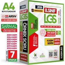 Karakutu Yayınları 2026 8.Sınıf LGS Kasım Ayı MEB Örnek Soru Tıpkı Basım 7li Sarmal Deneme Paketi Dijital Çözümlü