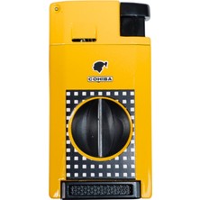 Cohiba Makaslı Puro Çakmak Sarı Renk CCM0765