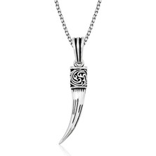 Aya Diamond Gümüş Fil Dişi Kolye