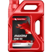 Petrol Ofisi Maxima 20W-50 3lt Motor Yağı
