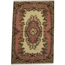 Kilim Antik El Dokuma Güllü Çiçekli Sümerbank Tescilli Yün Halı 0616 - Yeni - Çok Renkli