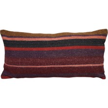 Kilim Antik El Dokuma Dekoratif Lumbar Kilim Kırlent Yastık Kılıfı 1061 - Yeni - Çok Renkli