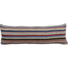 Kilim Antik El Dokuma Dekoratif Lumbar Kilim Kırlent Yastık Kılıfı 1109 - Yeni - Çok Renkli