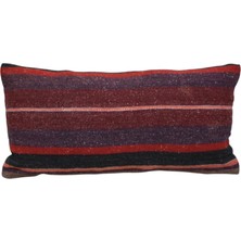 Kilim Antik El Dokuma Dekoratif Lumbar Kilim Kırlent Yastık Kılıfı 1054 - Yeni - Çok Renkli
