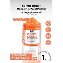 Glow White Glow Whıte Mandalina Body Scrub 400G – Cildi Arındıran, Canlandırıcı ve Nemlendirici Tuzlu Vücut Peelingi