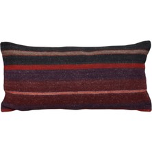 Kilim Antik El Dokuma Dekoratif Lumbar Kilim Kırlent Yastık Kılıfı 1069 - Yeni - Çok Renkli