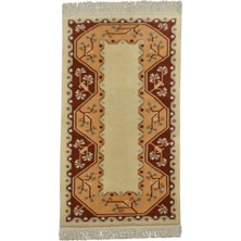 Kilim Antik El Dokuma Çiçekli Muğla Milas Yün Halı 0632 - Yeni - Çok Renkli