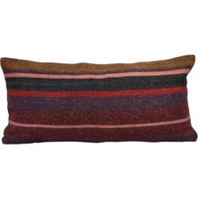 Kilim Antik El Dokuma Dekoratif Lumbar Kilim Kırlent Yastık Kılıfı 1079 - Yeni - Çok Renkli