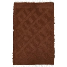 Kilim Antik El Dokuma Tiftik Yün Siirt Battaniyesi Kilim 0723 - Yeni - Kahverengi